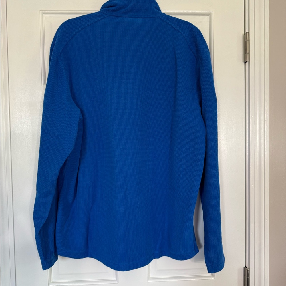 The Black Dog Royal Blue Quarter Zip Fleeced Pullover - Picture 7 of 7